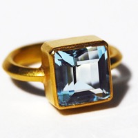 Gold - Aquamarin